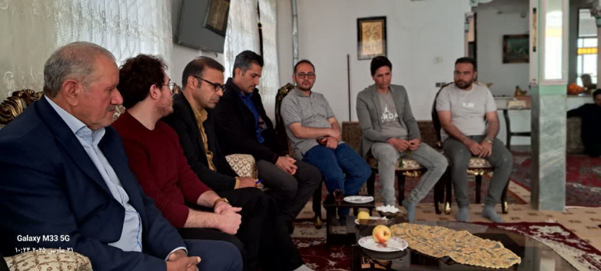 تجلیل از خانواده خیر مرحوم حاج ذبیح اله نیلچی در شهرستان خنداب