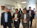 بازدید نوروزی معاون بهداشتی از بیمارستان فرهنگ خسروانی و تبریک سال نو  به پرسنل در هفتمین روز از ایام نوروز ۱۴۰۳